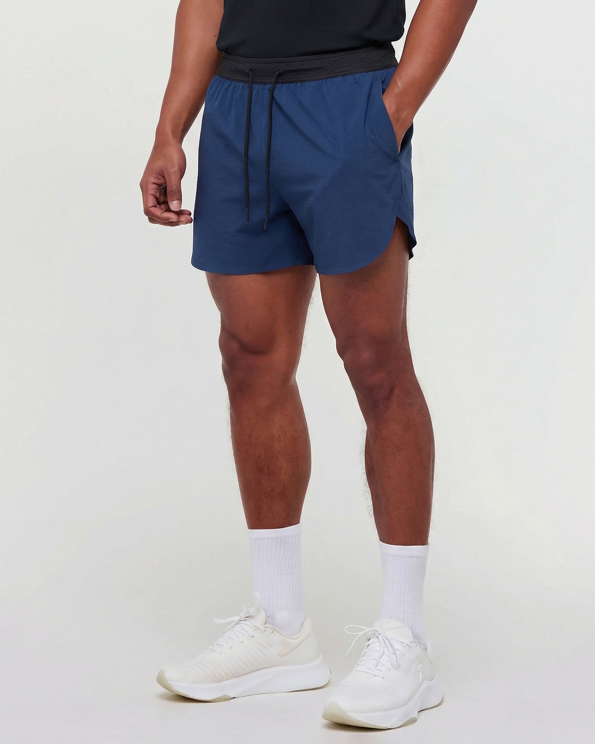 Fast and Free Lined Pro Running Shorts-thumbmail-2