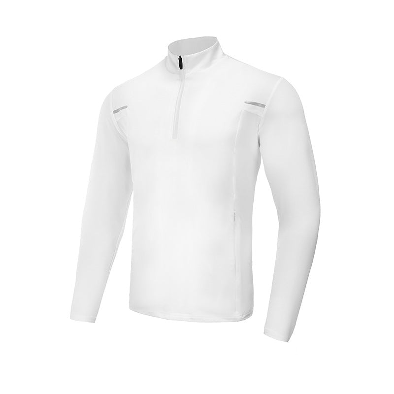 Reflective Performance Quarter-Zip Long Sleeve Top-thumbmail-10