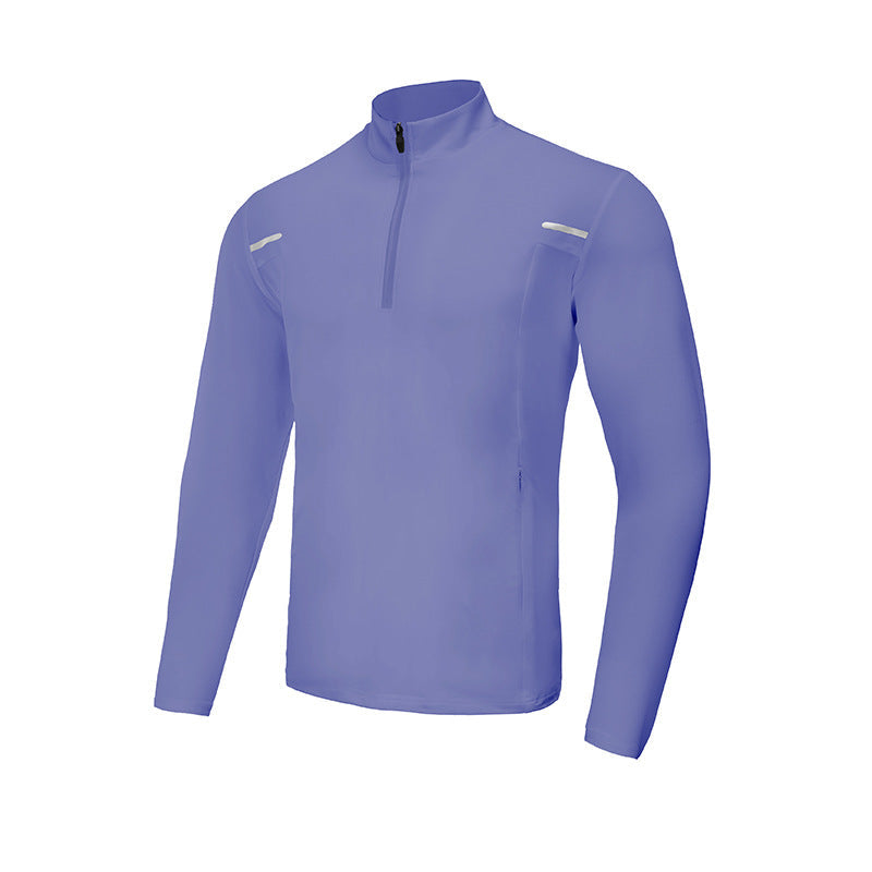 Reflective Performance Quarter-Zip Long Sleeve Top-thumbmail-12