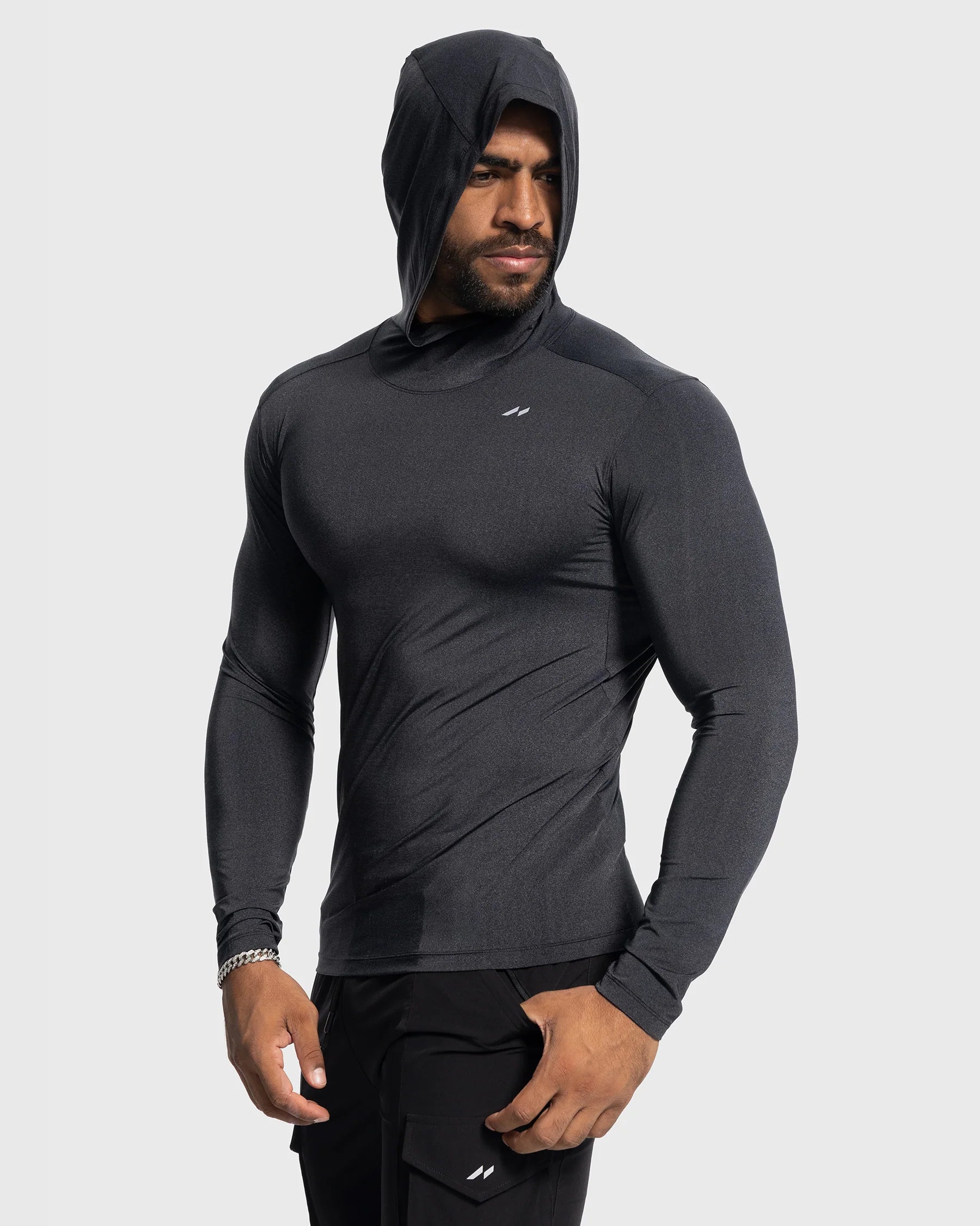 Stealth  Long Sleeve Baselayer Hoodie-thumbmail-3