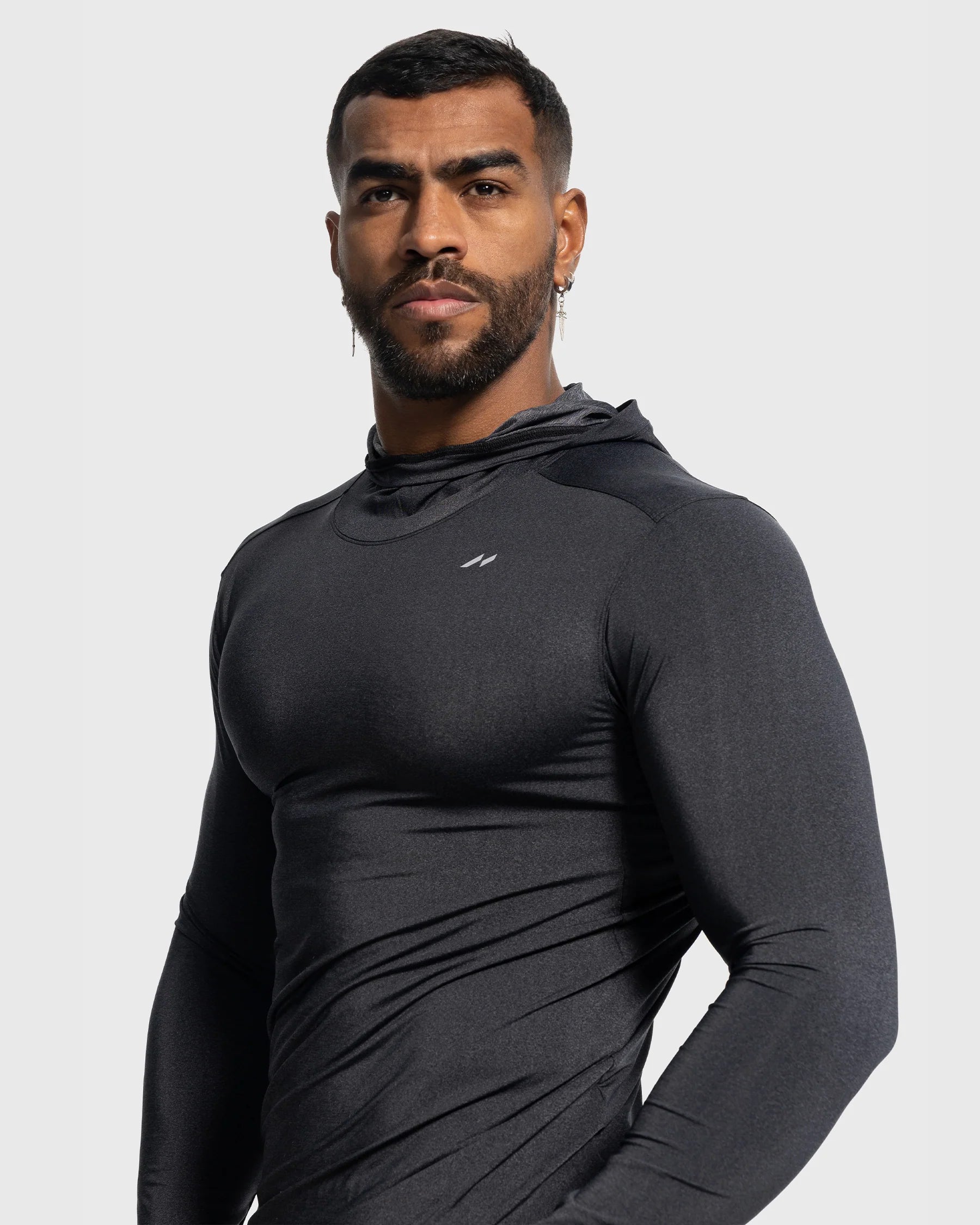 Stealth  Long Sleeve Baselayer Hoodie-thumbmail-2