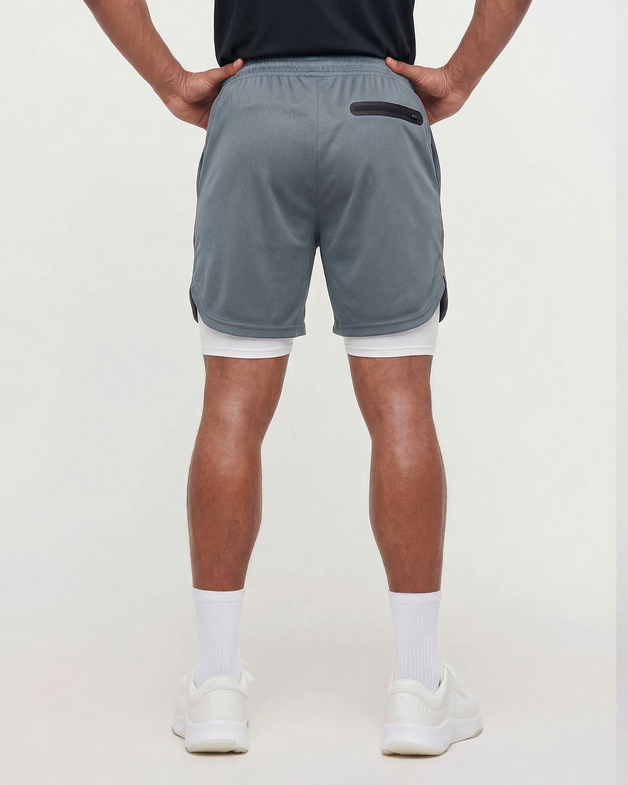 8" Kinetic Pocket Lined 2 in 1 Mesh Shorts-thumbmail-2