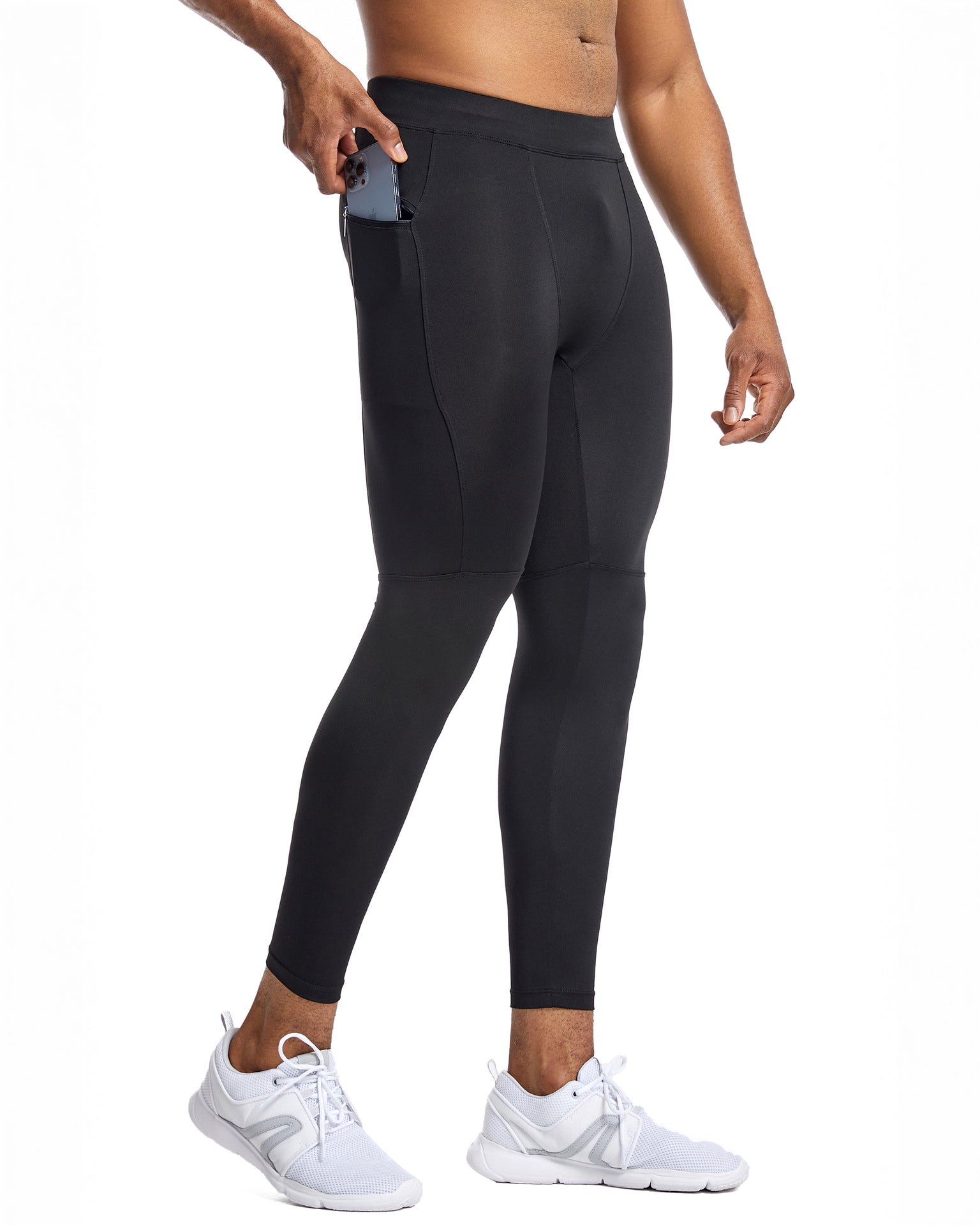 Compression Leggings With Zip Pocket-thumbmail-3