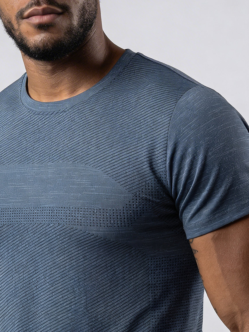 Quick Dry Short Sleeve Tee Crew Neck-thumbmail-4