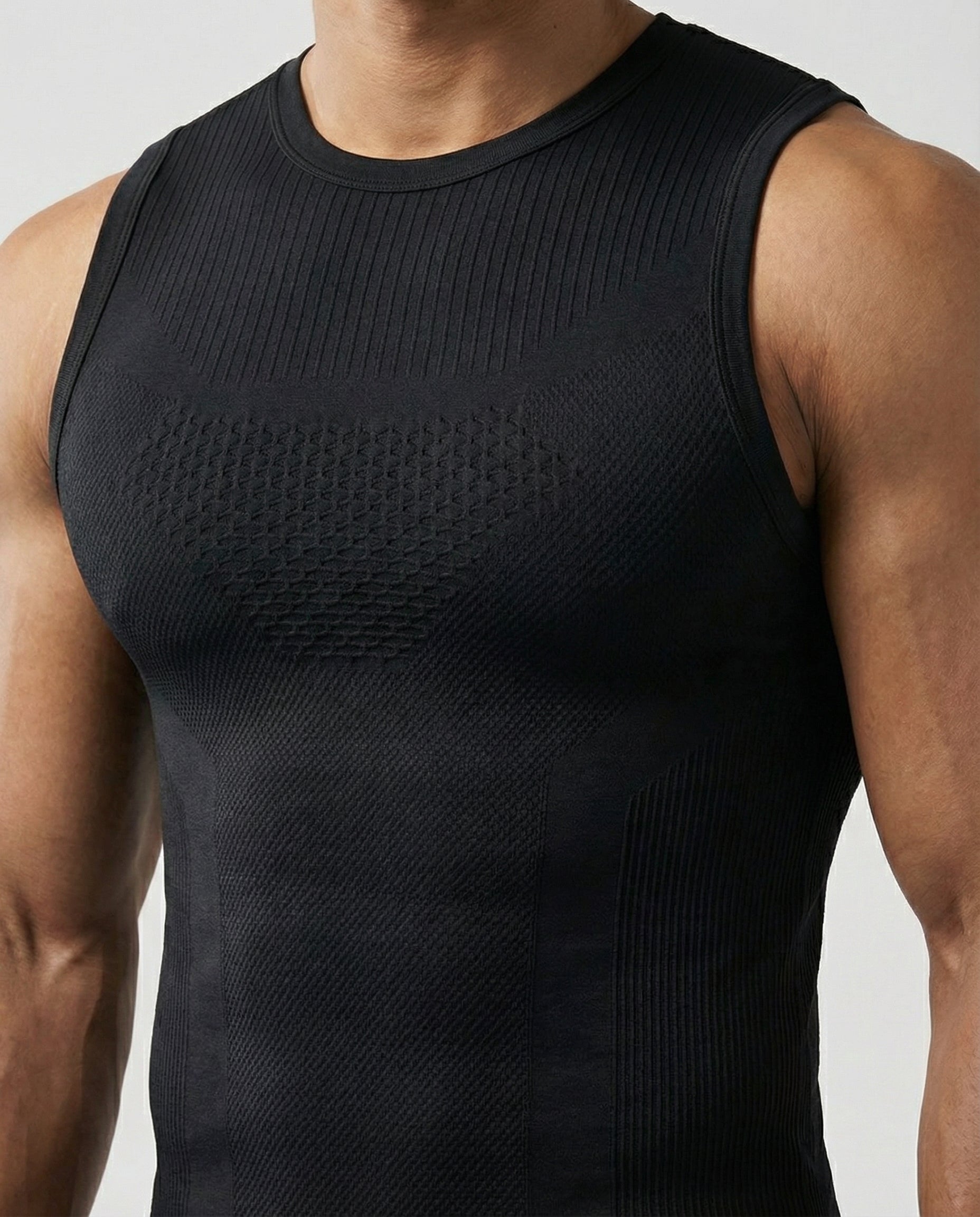 Seamless Quick Dry Stretch Compression Vest-thumbmail-2