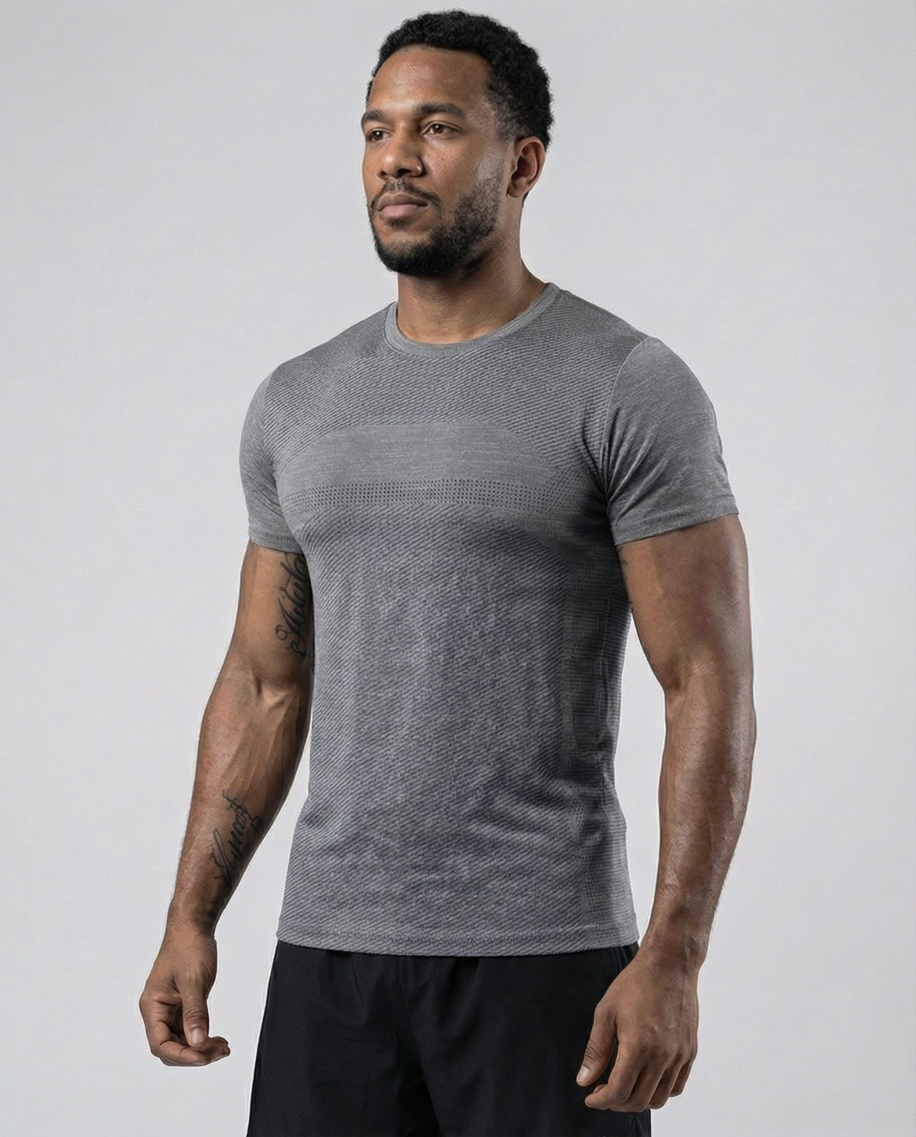 Quick Dry Short Sleeve Tee Crew Neck-thumbmail-9
