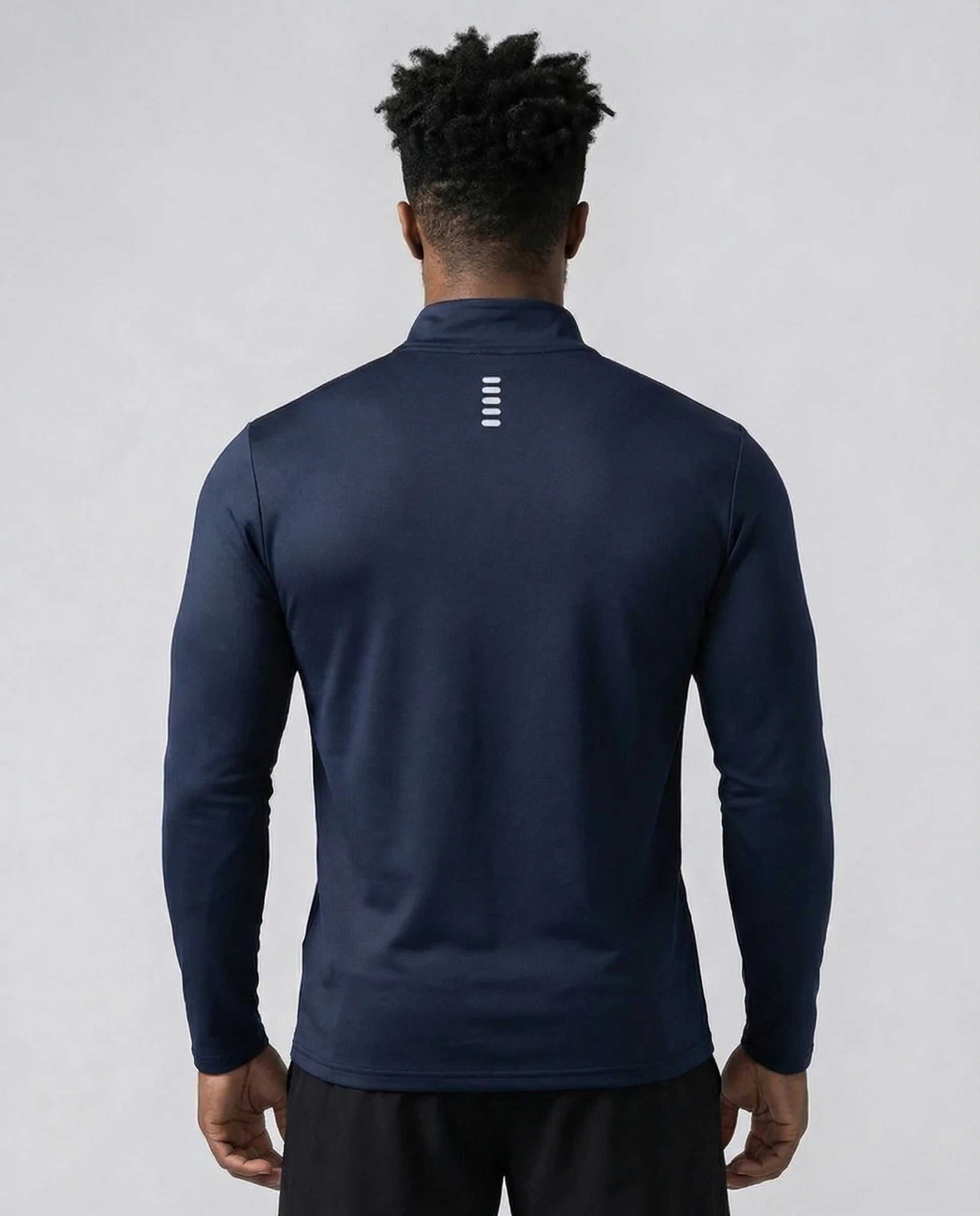 Reflective Performance Quarter-Zip Long Sleeve Top-thumbmail-3