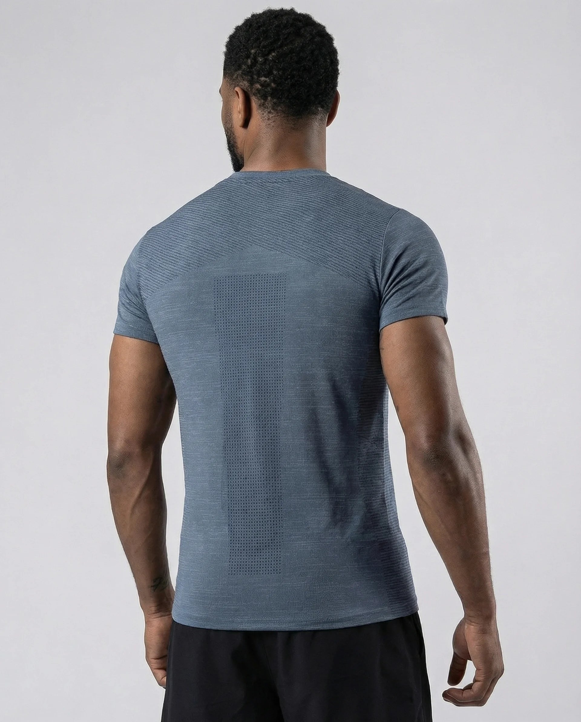 Quick Dry Short Sleeve Tee Crew Neck-thumbmail-5