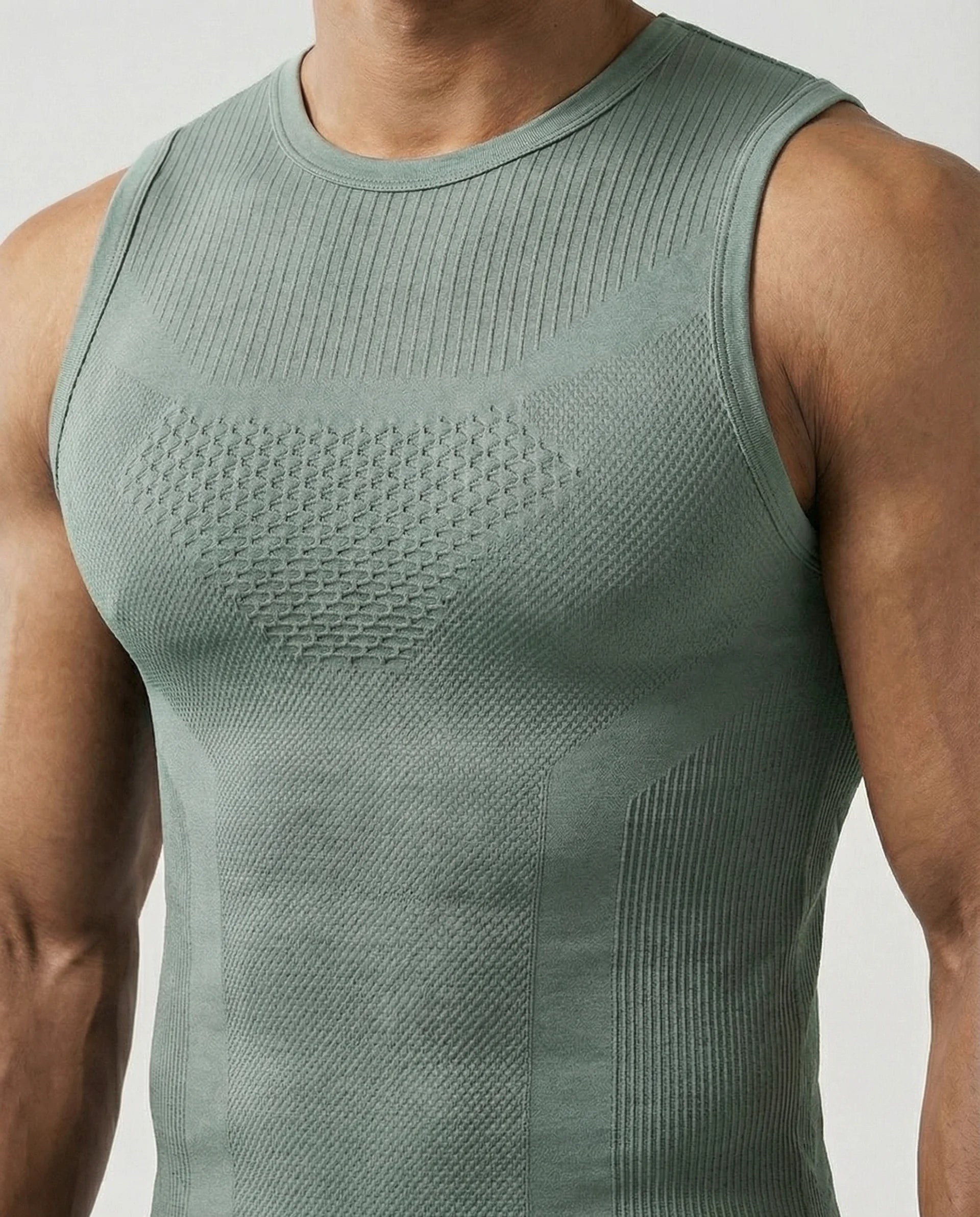 Seamless Quick Dry Stretch Compression Vest-thumbmail-20