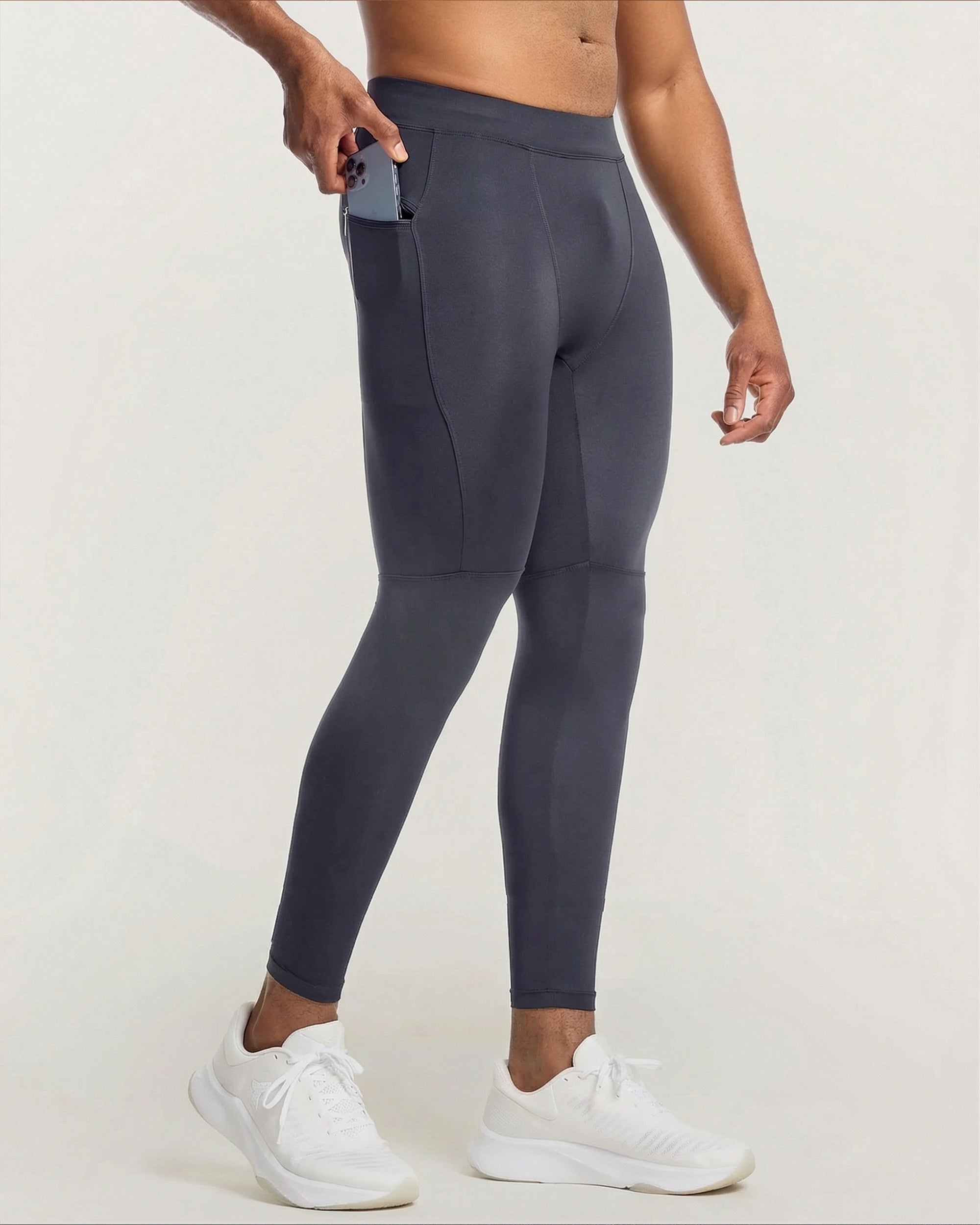 Compression Leggings With Zip Pocket